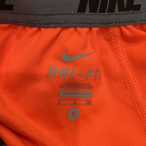 Nike Football Shorts Orange Retro Basketball Turquoise Dri-fit Small - Picture 8 of 12